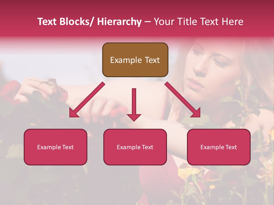 Gardening - Woman Doing Garden Work Cutting The Roses At Beautifully Sunny Day PowerPoint Template