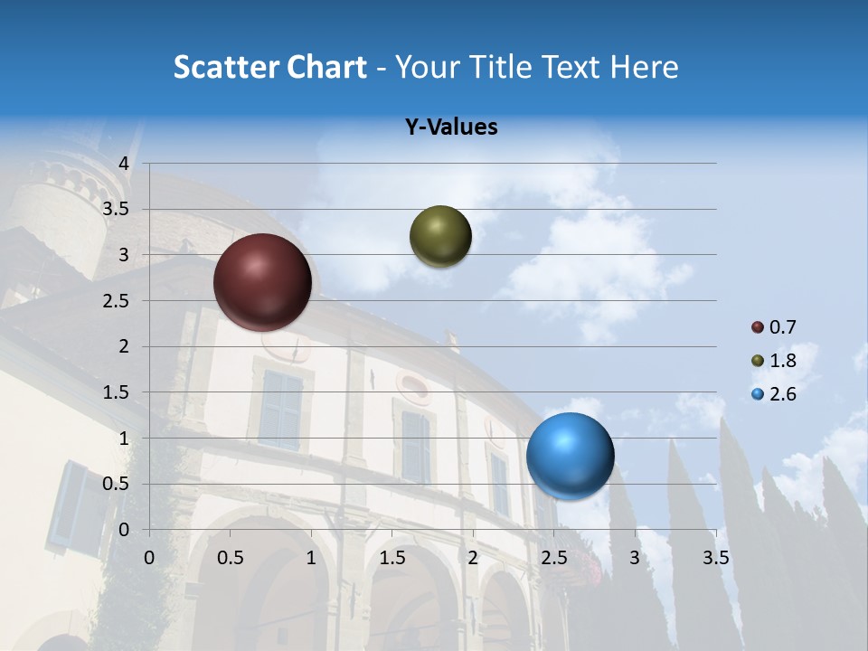 A Large Building With A Clock On The Front Of It PowerPoint Template
