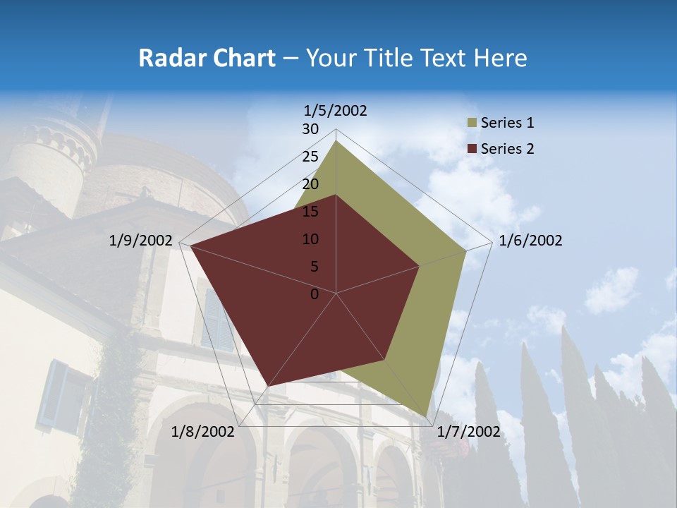 A Large Building With A Clock On The Front Of It PowerPoint Template
