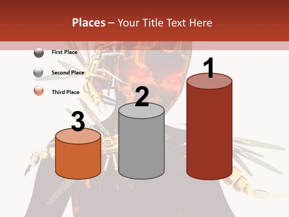 A Person With A Mask And Scissor On Their Face PowerPoint Template