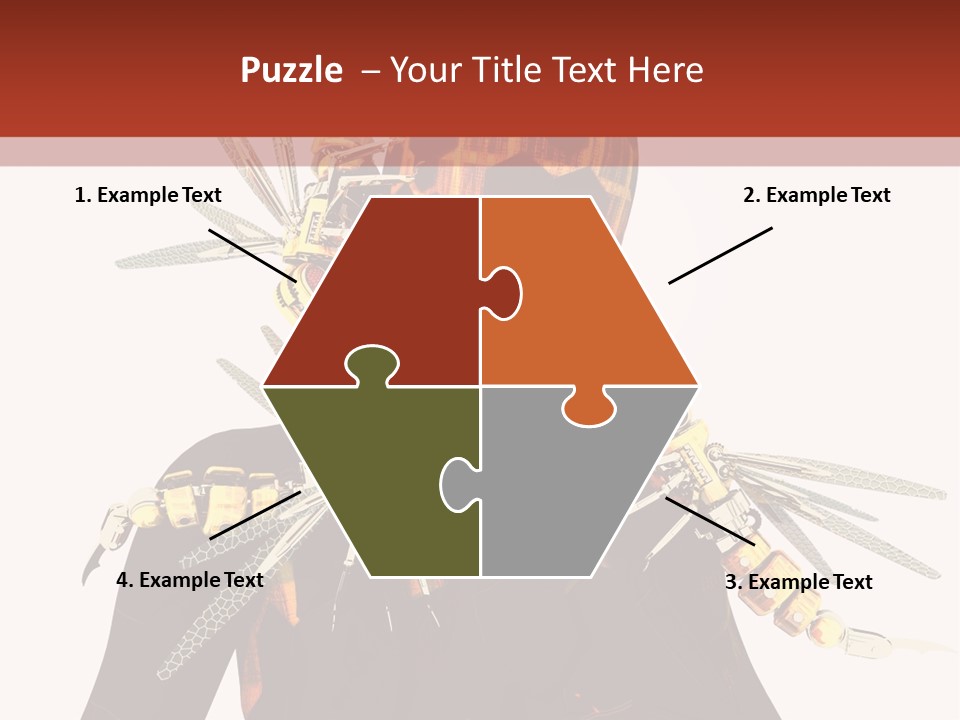 A Person With A Mask And Scissor On Their Face PowerPoint Template