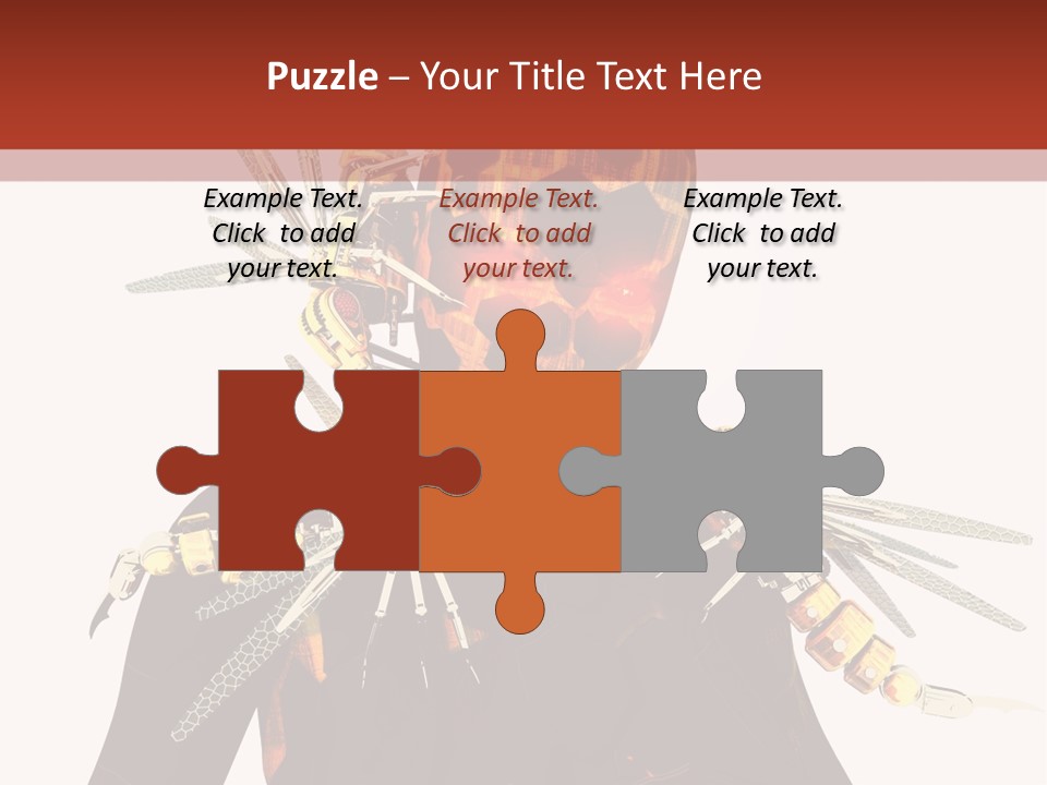 A Person With A Mask And Scissor On Their Face PowerPoint Template