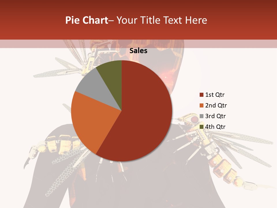A Person With A Mask And Scissor On Their Face PowerPoint Template