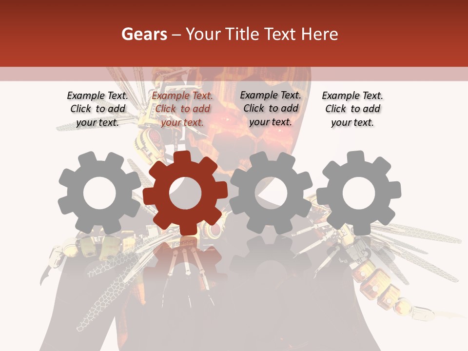 A Person With A Mask And Scissor On Their Face PowerPoint Template