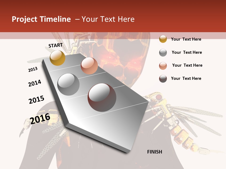 A Person With A Mask And Scissor On Their Face PowerPoint Template