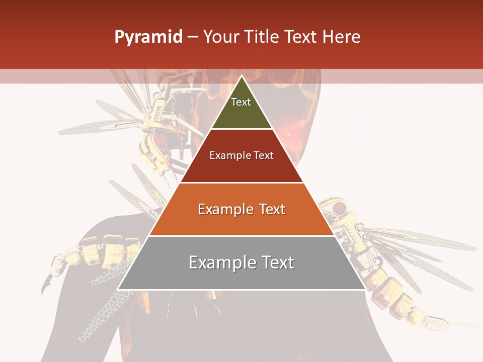 A Person With A Mask And Scissor On Their Face PowerPoint Template