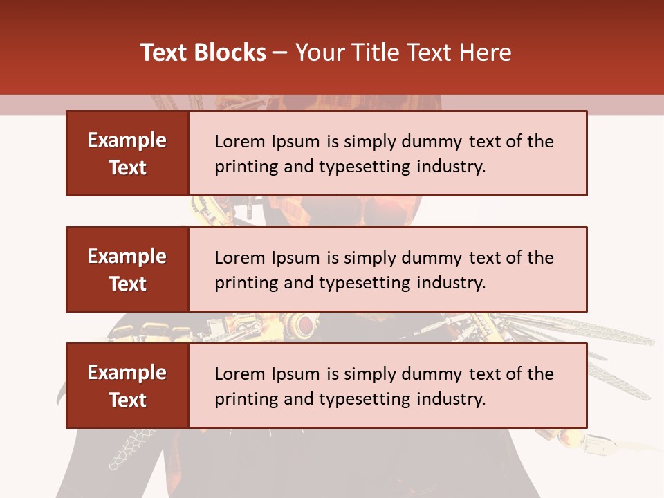 A Person With A Mask And Scissor On Their Face PowerPoint Template