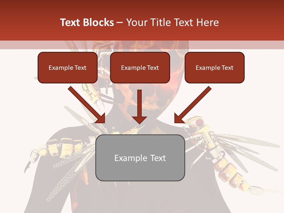 A Person With A Mask And Scissor On Their Face PowerPoint Template
