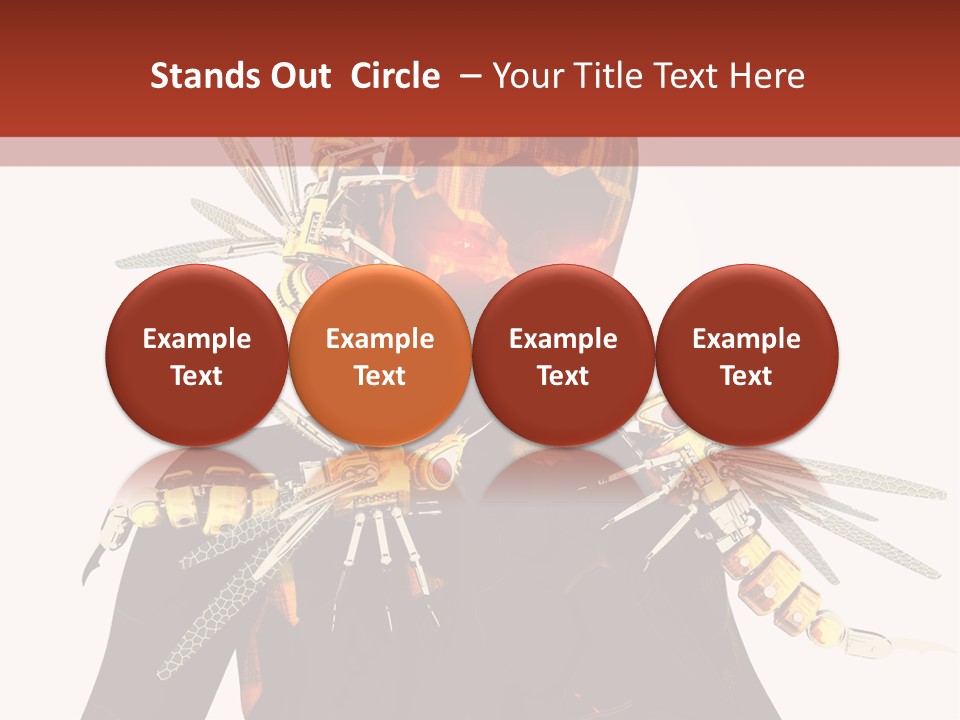 A Person With A Mask And Scissor On Their Face PowerPoint Template