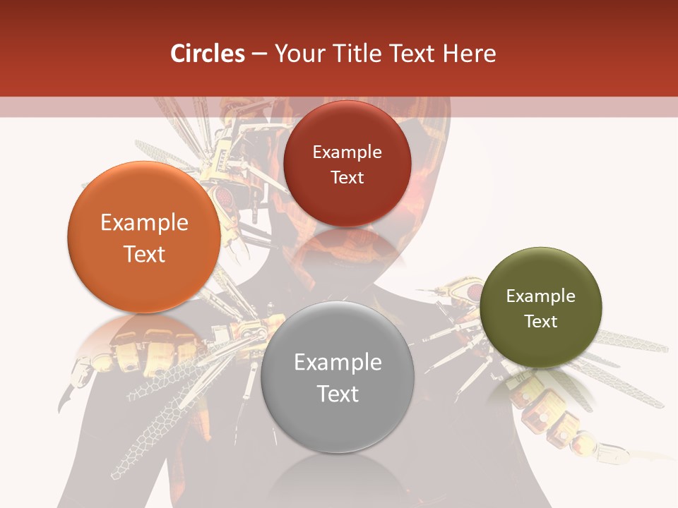 A Person With A Mask And Scissor On Their Face PowerPoint Template