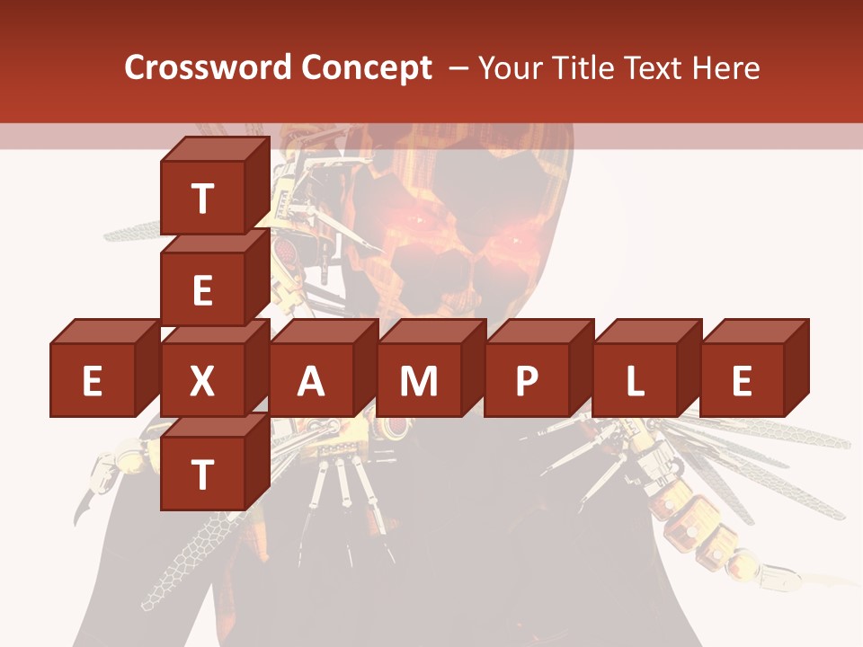 A Person With A Mask And Scissor On Their Face PowerPoint Template