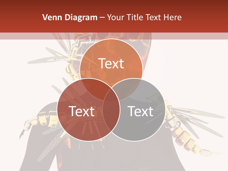 A Person With A Mask And Scissor On Their Face PowerPoint Template