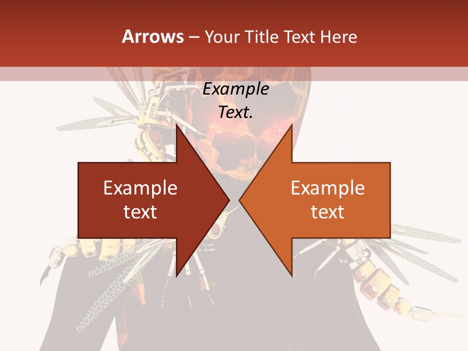 A Person With A Mask And Scissor On Their Face PowerPoint Template