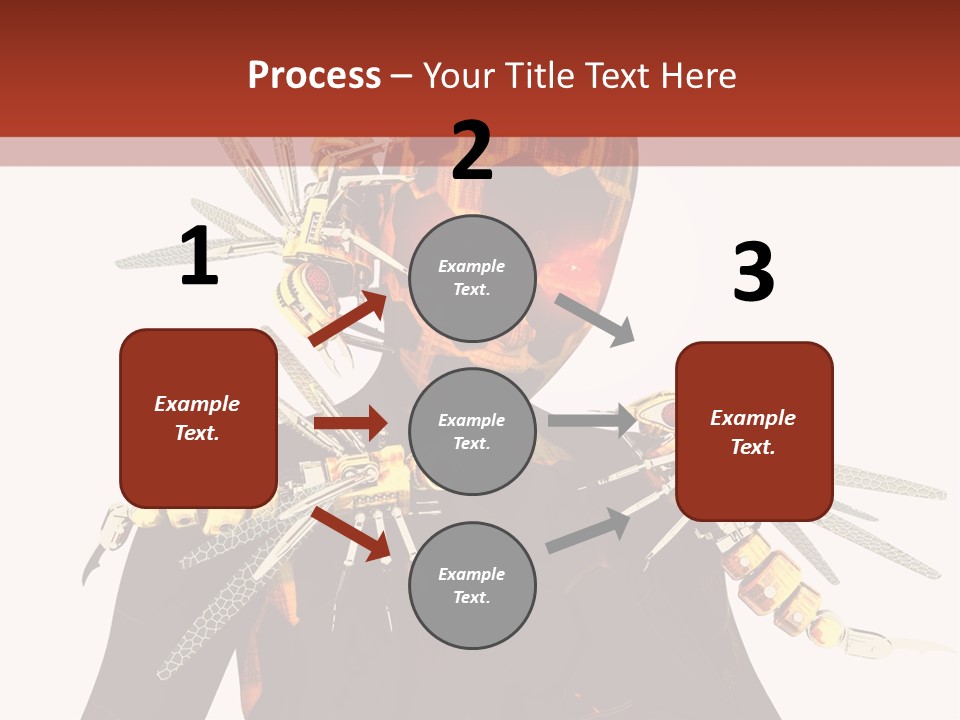 A Person With A Mask And Scissor On Their Face PowerPoint Template