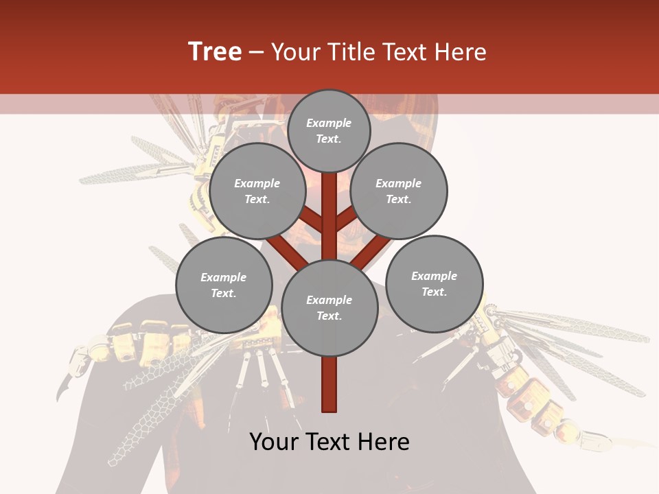 A Person With A Mask And Scissor On Their Face PowerPoint Template