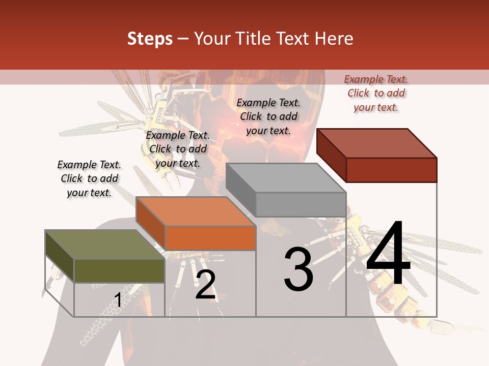 A Person With A Mask And Scissor On Their Face PowerPoint Template
