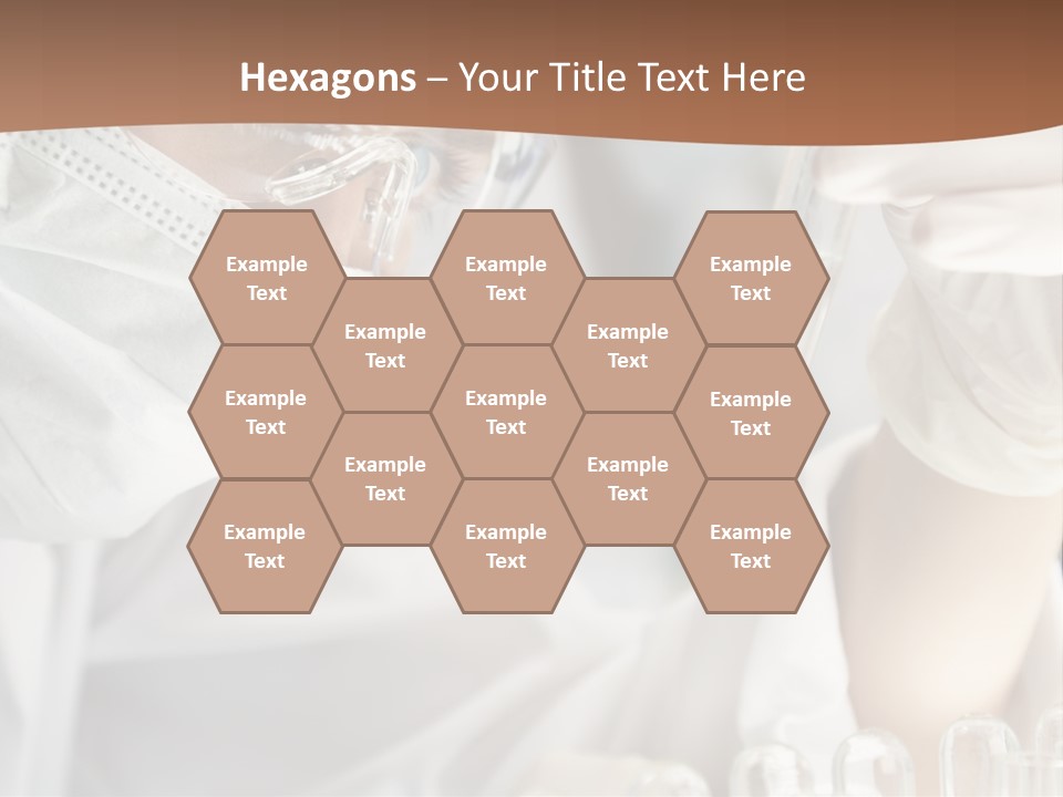 A Blond Medical Or Scientific Researcher Or Doctor Using Looking At A Clear Solution In A Laboratory With Her Asian Female Colleague Out Of Focus Behind Her. PowerPoint Template