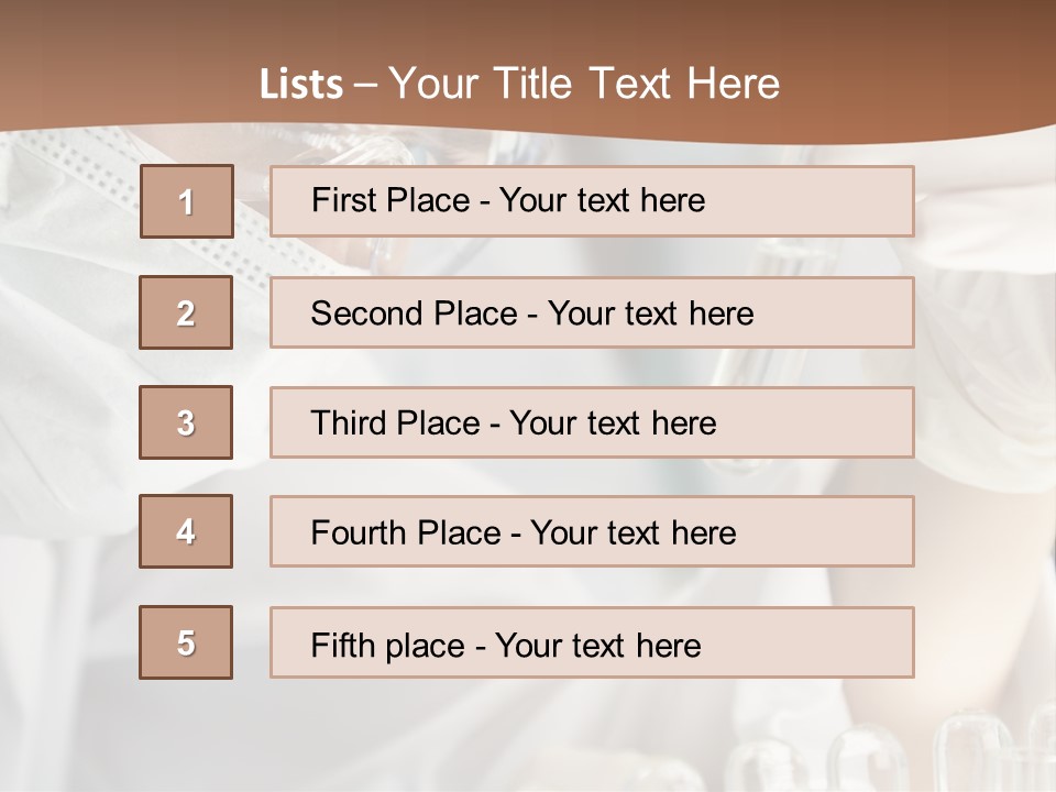A Blond Medical Or Scientific Researcher Or Doctor Using Looking At A Clear Solution In A Laboratory With Her Asian Female Colleague Out Of Focus Behind Her. PowerPoint Template
