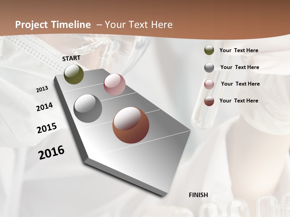 A Blond Medical Or Scientific Researcher Or Doctor Using Looking At A Clear Solution In A Laboratory With Her Asian Female Colleague Out Of Focus Behind Her. PowerPoint Template