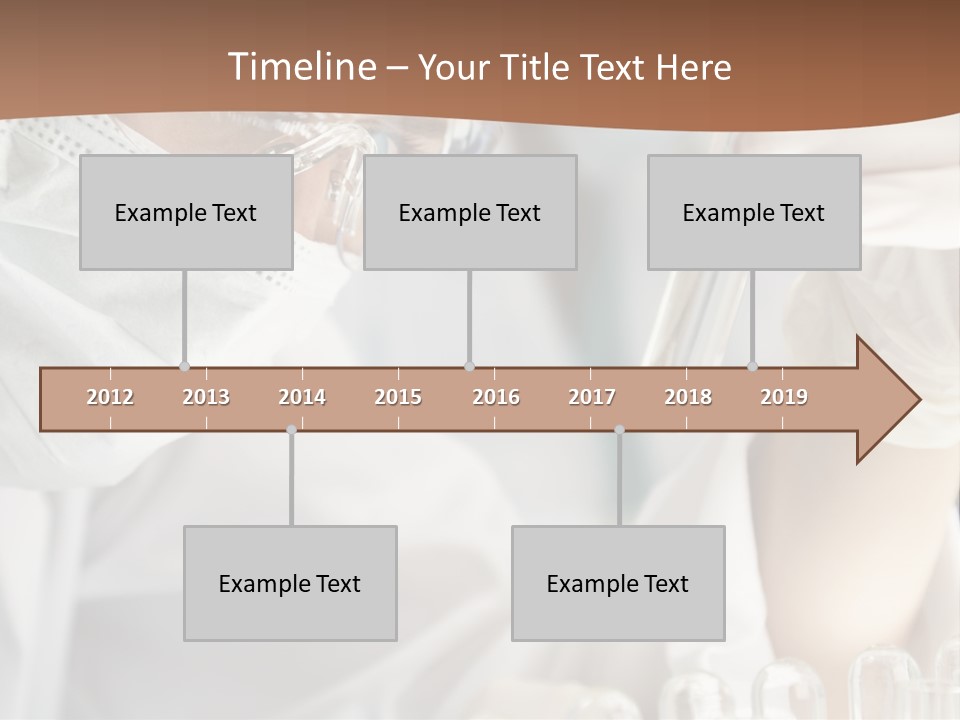 A Blond Medical Or Scientific Researcher Or Doctor Using Looking At A Clear Solution In A Laboratory With Her Asian Female Colleague Out Of Focus Behind Her. PowerPoint Template