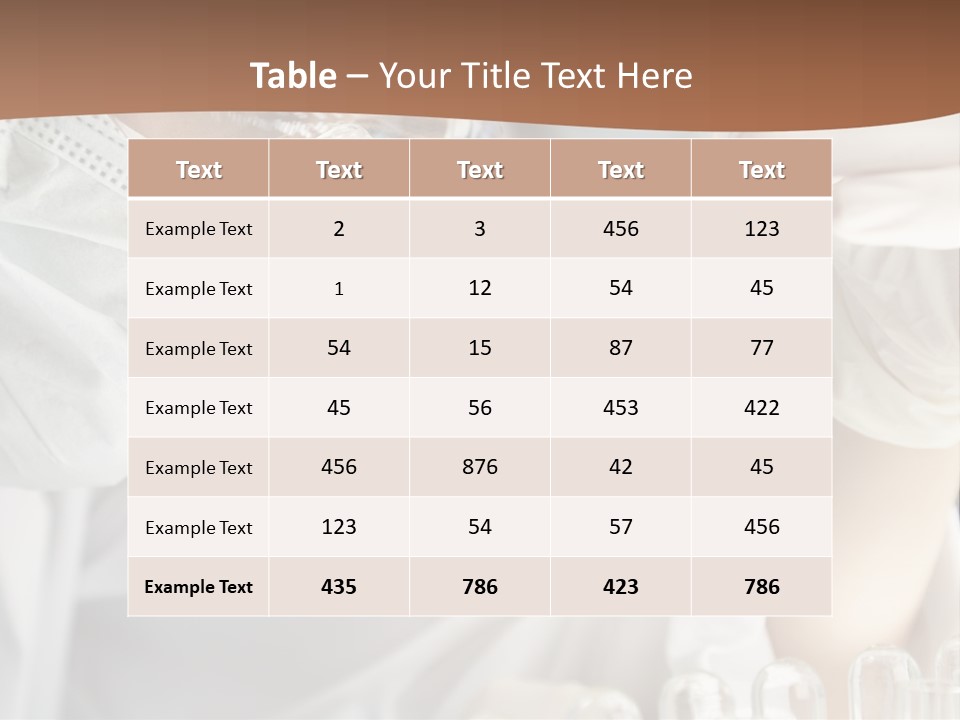 A Blond Medical Or Scientific Researcher Or Doctor Using Looking At A Clear Solution In A Laboratory With Her Asian Female Colleague Out Of Focus Behind Her. PowerPoint Template