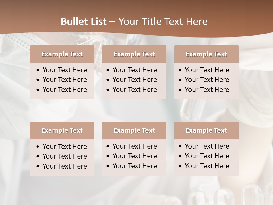 A Blond Medical Or Scientific Researcher Or Doctor Using Looking At A Clear Solution In A Laboratory With Her Asian Female Colleague Out Of Focus Behind Her. PowerPoint Template