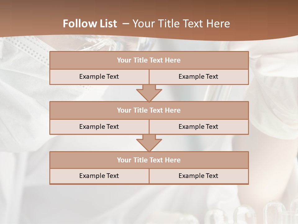 A Blond Medical Or Scientific Researcher Or Doctor Using Looking At A Clear Solution In A Laboratory With Her Asian Female Colleague Out Of Focus Behind Her. PowerPoint Template