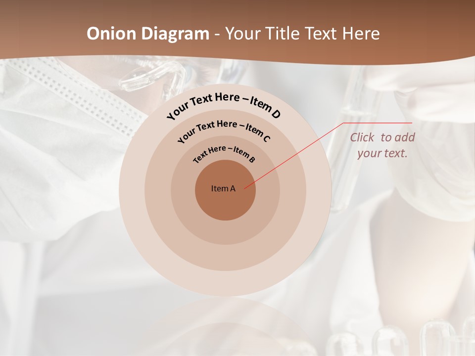 A Blond Medical Or Scientific Researcher Or Doctor Using Looking At A Clear Solution In A Laboratory With Her Asian Female Colleague Out Of Focus Behind Her. PowerPoint Template