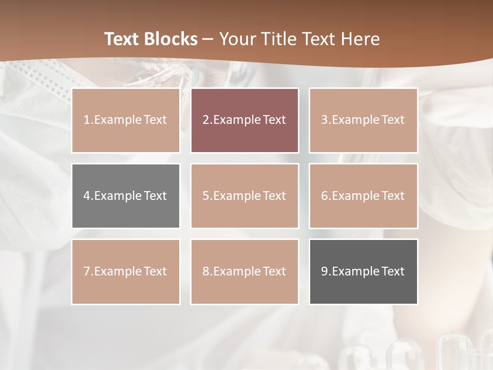 A Blond Medical Or Scientific Researcher Or Doctor Using Looking At A Clear Solution In A Laboratory With Her Asian Female Colleague Out Of Focus Behind Her. PowerPoint Template