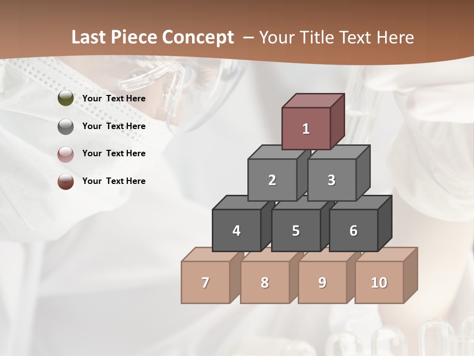 A Blond Medical Or Scientific Researcher Or Doctor Using Looking At A Clear Solution In A Laboratory With Her Asian Female Colleague Out Of Focus Behind Her. PowerPoint Template