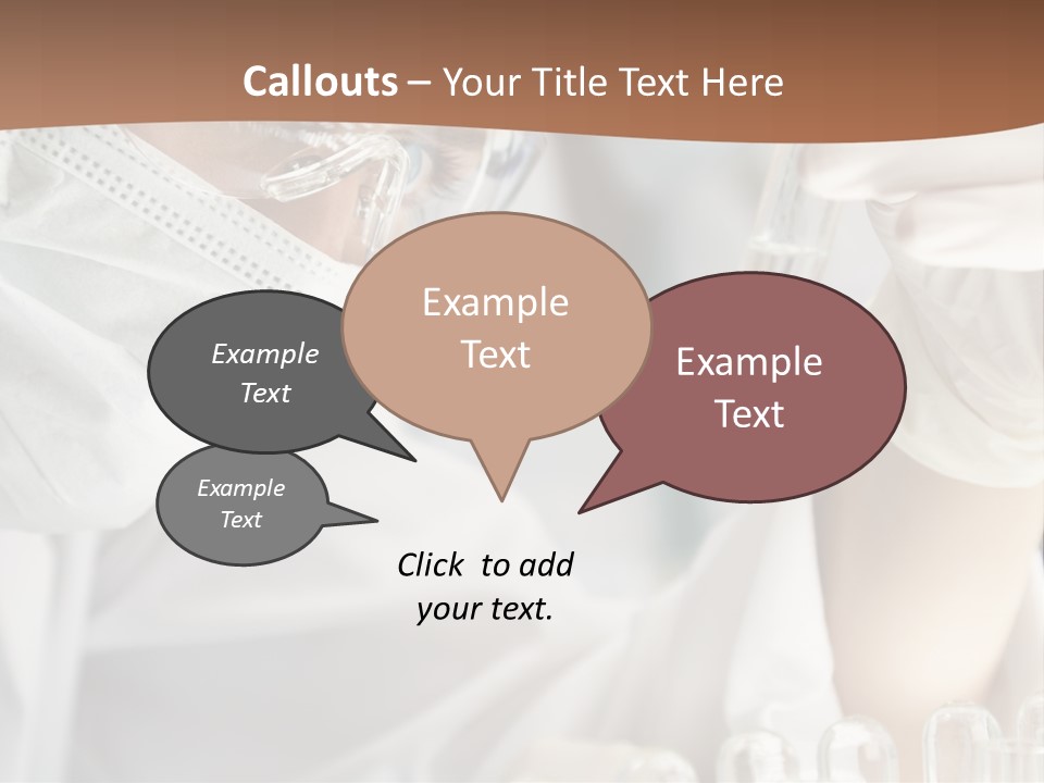 A Blond Medical Or Scientific Researcher Or Doctor Using Looking At A Clear Solution In A Laboratory With Her Asian Female Colleague Out Of Focus Behind Her. PowerPoint Template