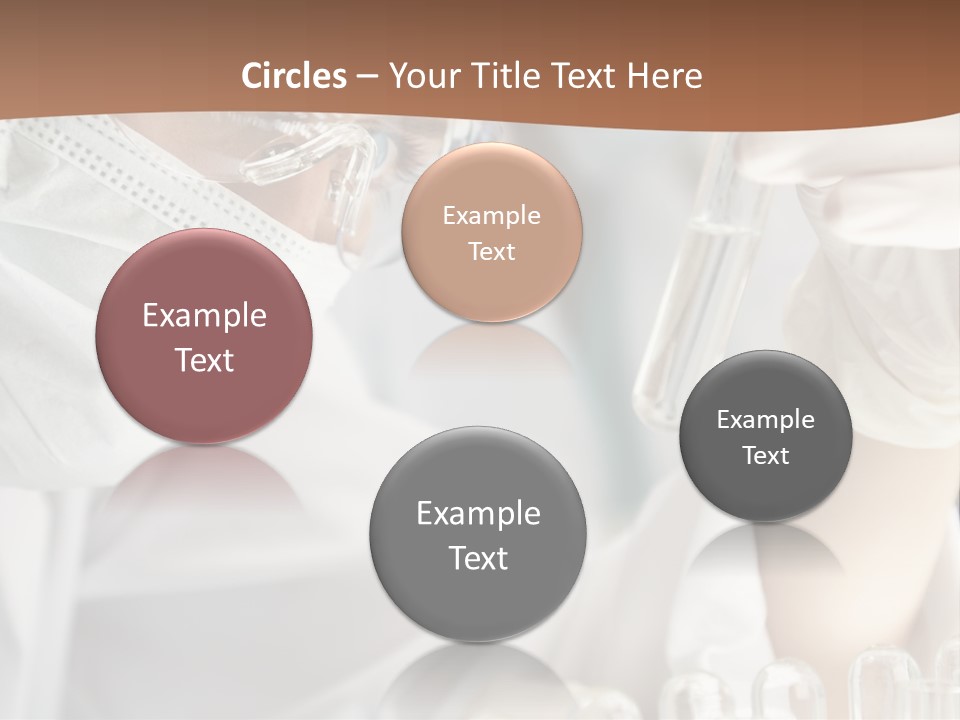 A Blond Medical Or Scientific Researcher Or Doctor Using Looking At A Clear Solution In A Laboratory With Her Asian Female Colleague Out Of Focus Behind Her. PowerPoint Template