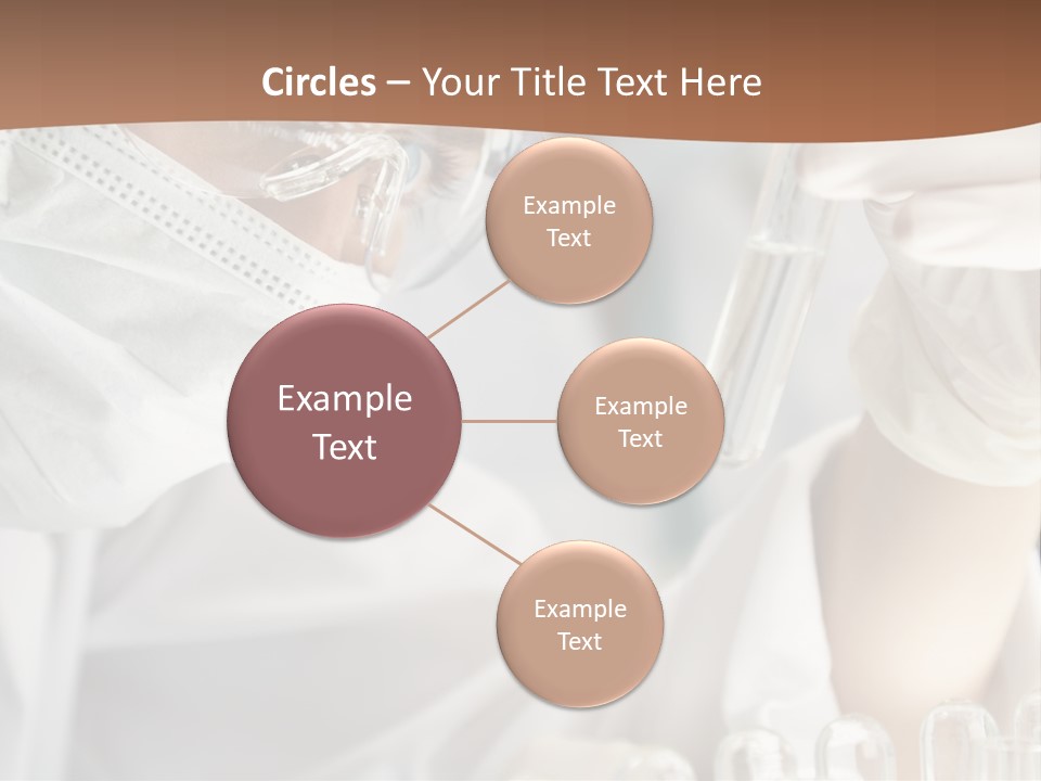 A Blond Medical Or Scientific Researcher Or Doctor Using Looking At A Clear Solution In A Laboratory With Her Asian Female Colleague Out Of Focus Behind Her. PowerPoint Template