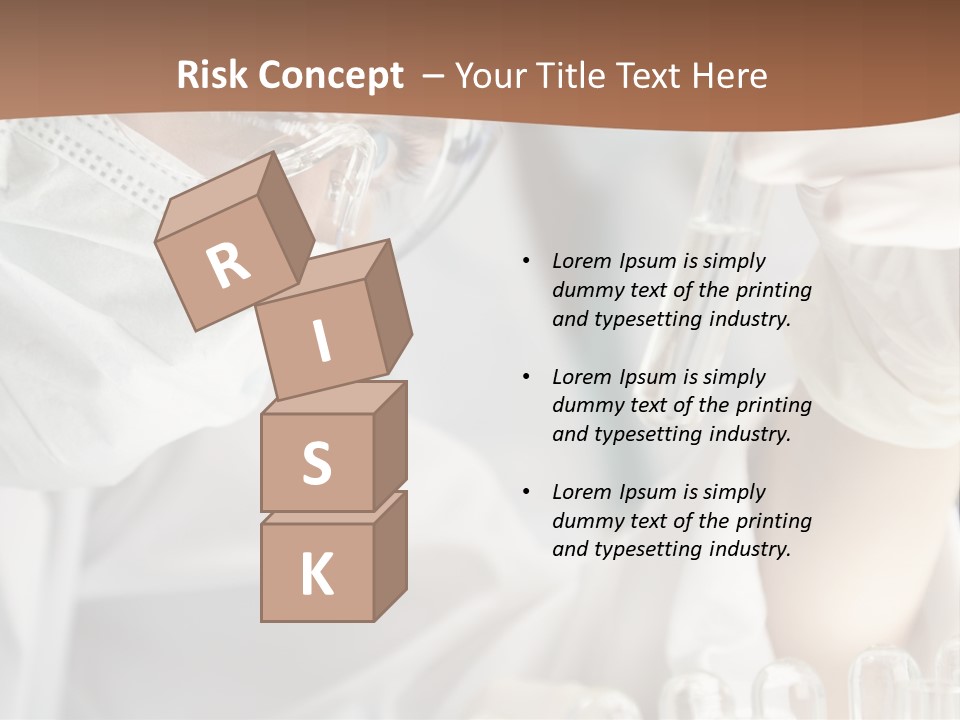 A Blond Medical Or Scientific Researcher Or Doctor Using Looking At A Clear Solution In A Laboratory With Her Asian Female Colleague Out Of Focus Behind Her. PowerPoint Template