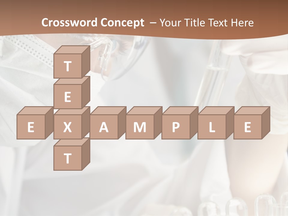 A Blond Medical Or Scientific Researcher Or Doctor Using Looking At A Clear Solution In A Laboratory With Her Asian Female Colleague Out Of Focus Behind Her. PowerPoint Template