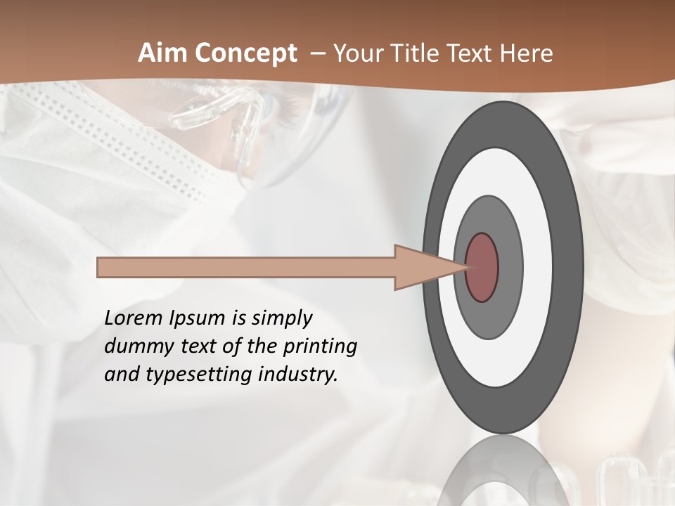 A Blond Medical Or Scientific Researcher Or Doctor Using Looking At A Clear Solution In A Laboratory With Her Asian Female Colleague Out Of Focus Behind Her. PowerPoint Template