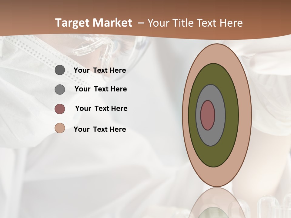 A Blond Medical Or Scientific Researcher Or Doctor Using Looking At A Clear Solution In A Laboratory With Her Asian Female Colleague Out Of Focus Behind Her. PowerPoint Template