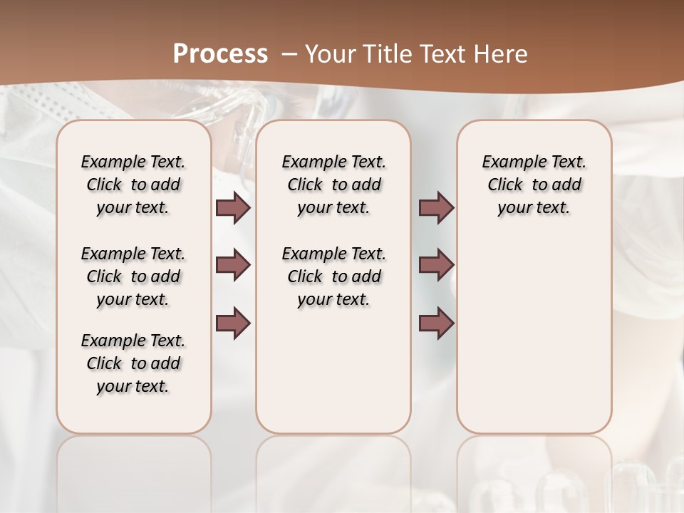 A Blond Medical Or Scientific Researcher Or Doctor Using Looking At A Clear Solution In A Laboratory With Her Asian Female Colleague Out Of Focus Behind Her. PowerPoint Template