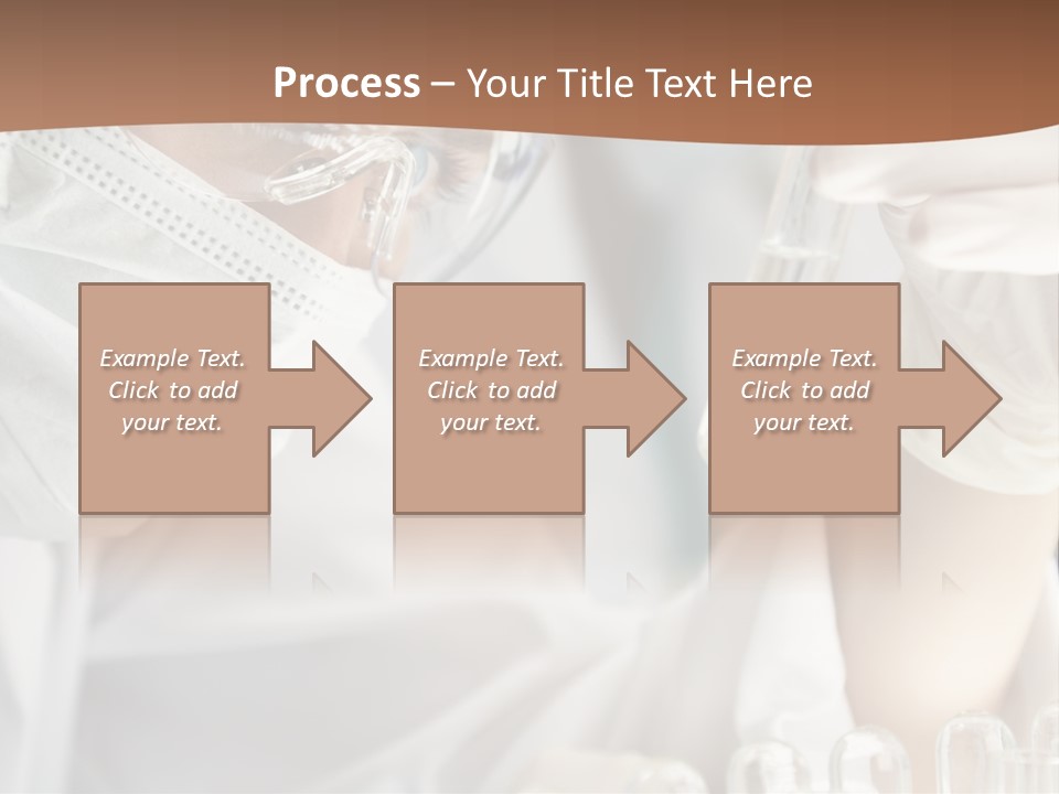 A Blond Medical Or Scientific Researcher Or Doctor Using Looking At A Clear Solution In A Laboratory With Her Asian Female Colleague Out Of Focus Behind Her. PowerPoint Template