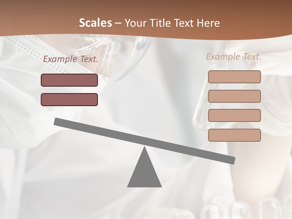 A Blond Medical Or Scientific Researcher Or Doctor Using Looking At A Clear Solution In A Laboratory With Her Asian Female Colleague Out Of Focus Behind Her. PowerPoint Template