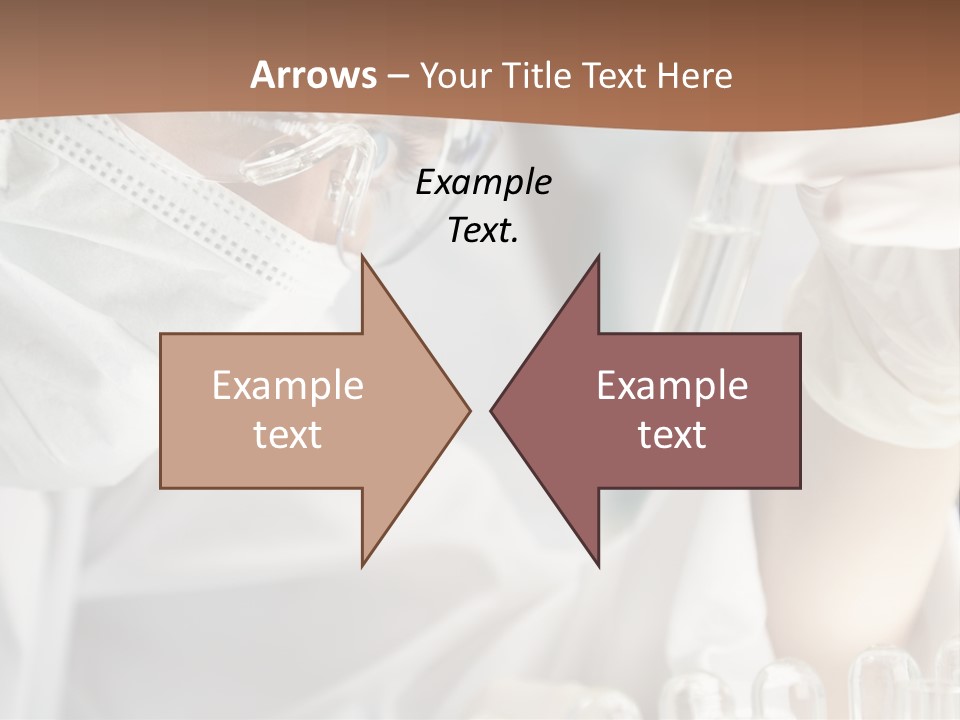 A Blond Medical Or Scientific Researcher Or Doctor Using Looking At A Clear Solution In A Laboratory With Her Asian Female Colleague Out Of Focus Behind Her. PowerPoint Template