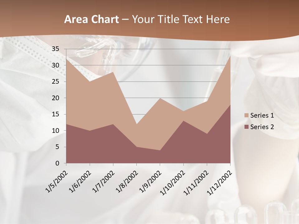 A Blond Medical Or Scientific Researcher Or Doctor Using Looking At A Clear Solution In A Laboratory With Her Asian Female Colleague Out Of Focus Behind Her. PowerPoint Template