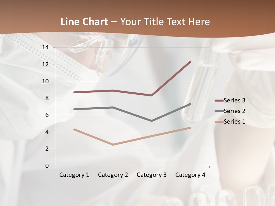 A Blond Medical Or Scientific Researcher Or Doctor Using Looking At A Clear Solution In A Laboratory With Her Asian Female Colleague Out Of Focus Behind Her. PowerPoint Template