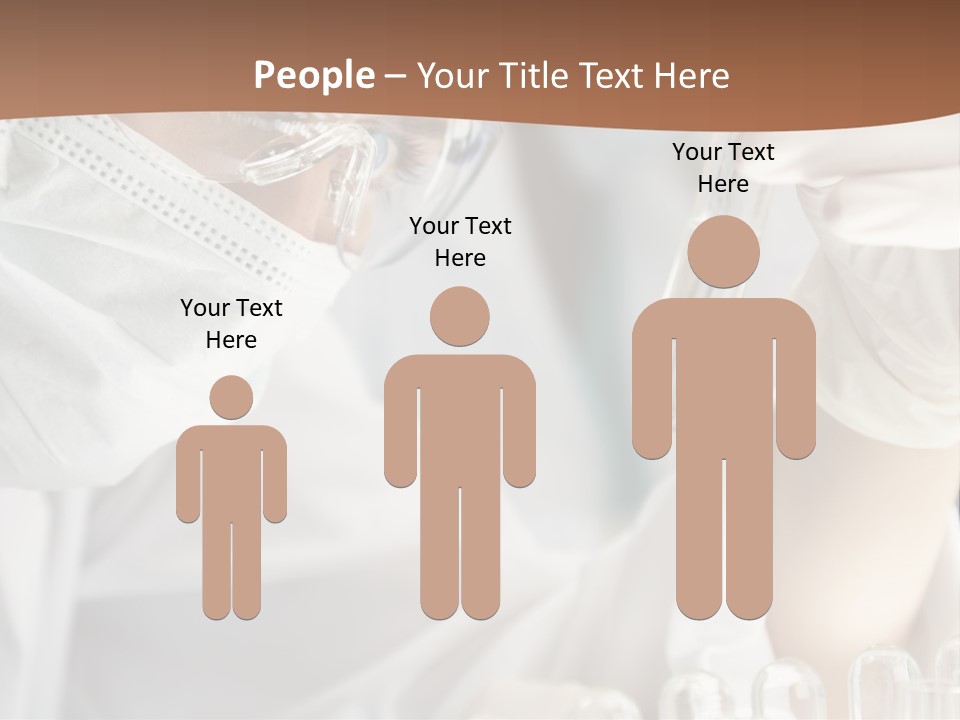 A Blond Medical Or Scientific Researcher Or Doctor Using Looking At A Clear Solution In A Laboratory With Her Asian Female Colleague Out Of Focus Behind Her. PowerPoint Template