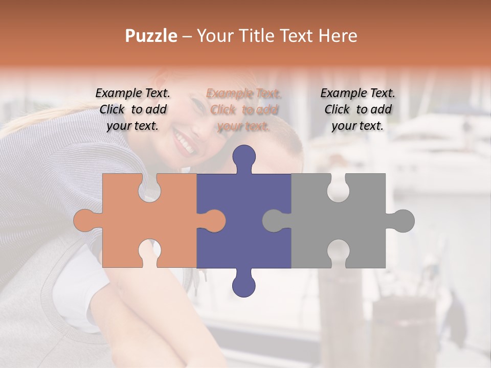 Athletic Woman On Track Starting To Run PowerPoint Template