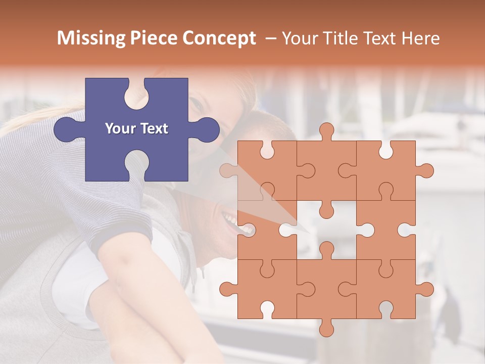 Athletic Woman On Track Starting To Run PowerPoint Template