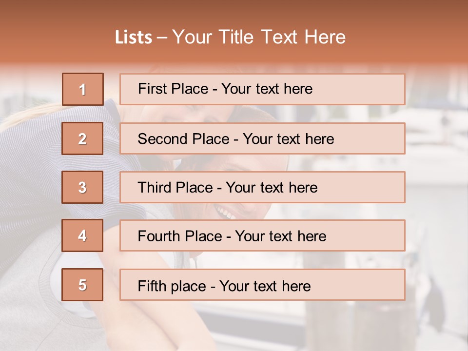 Athletic Woman On Track Starting To Run PowerPoint Template
