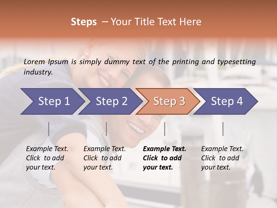 Athletic Woman On Track Starting To Run PowerPoint Template