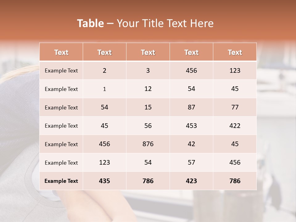 Athletic Woman On Track Starting To Run PowerPoint Template