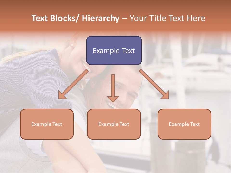 Athletic Woman On Track Starting To Run PowerPoint Template